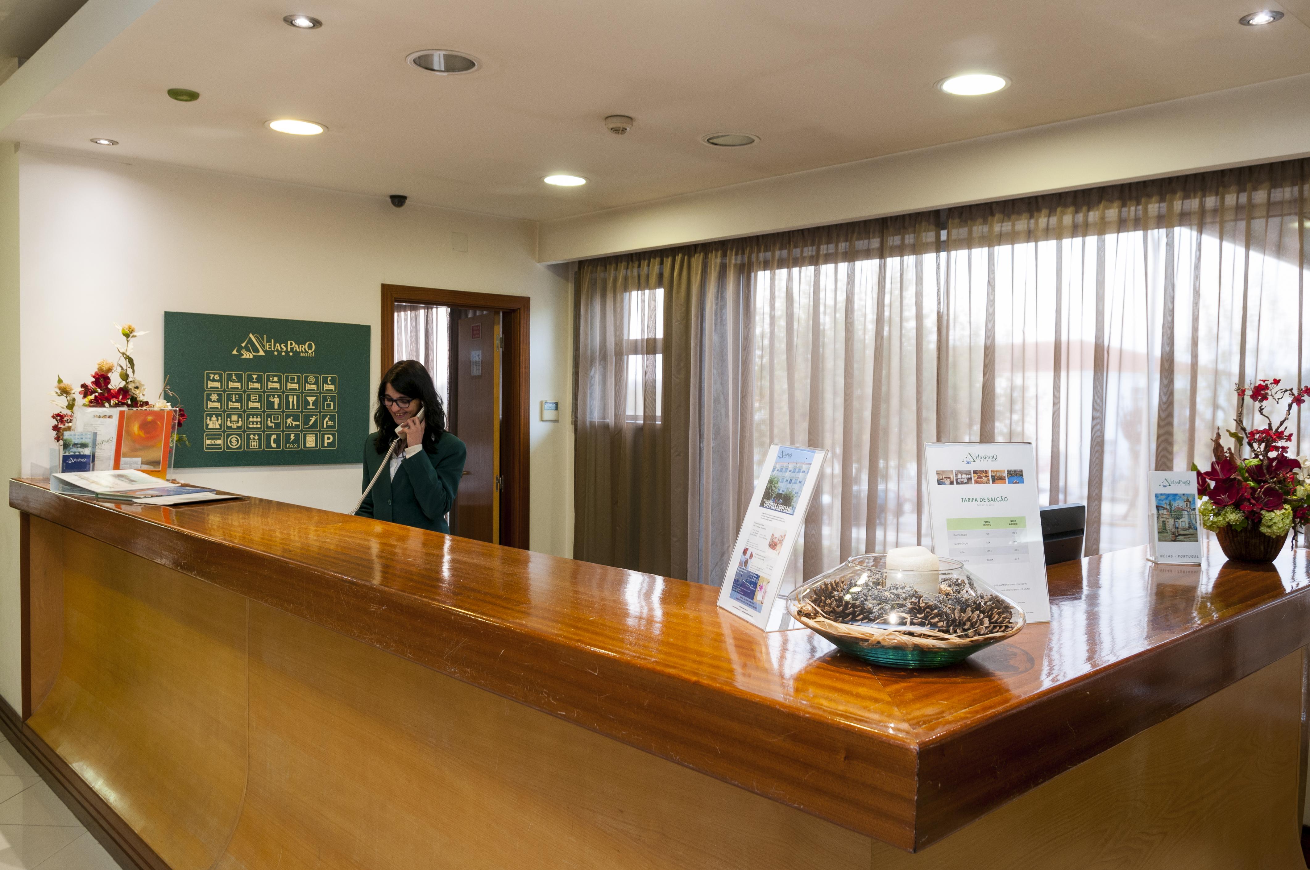 Agua Hotels Nelas Parq Bagian luar foto